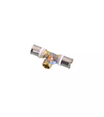 Пресс тройник Hydrosta 16х1 2 НР