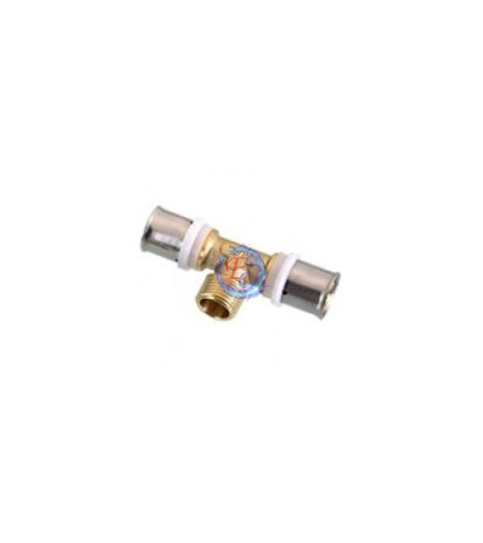 Пресс тройник Hydrosta 20х3 4 НР
